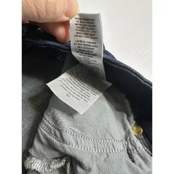 Good American Good Legs Womens 15 High Rise Dark Wash Skinny Jeans Blue224 Denim - Picture 5 of 5